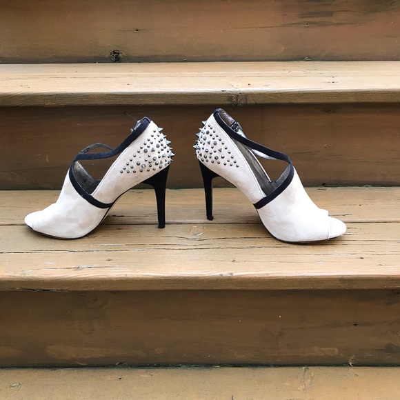 Sam Edelman Adrienne Spiked Suede Heels 9.5 - Picture 3 of 6